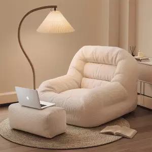 빈백형 대형 안락 발받침 소파 쿠션 의자