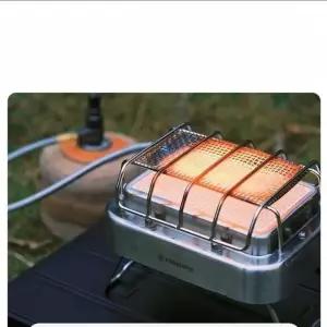 소형 차박 팬히터 다용도 난방기 이소가스 불판 난방스토브 미니 스토브 캠