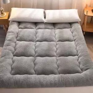 아이니 극세사 두꺼운 양면토퍼 자가발열토퍼 매트리스