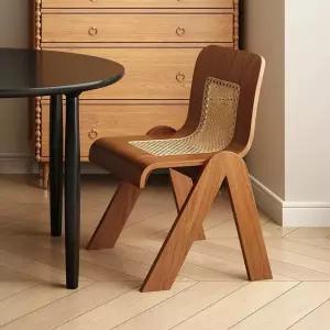 원목 식탁의자 카페 다이닝 등받이 원목색 하중 클래식 1인용 안정적