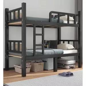 이층 침대 프레임 4다리 안전 90x200 구조 철제 분리형 견고한