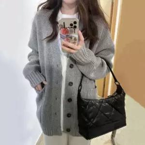 포근라운지 하찌 꽈베기 데일리 기본 니트 가디건