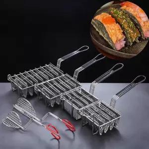 타코튀김기 바스켓 브리또 트레이 스텐 핫도그 튀김기 핸들