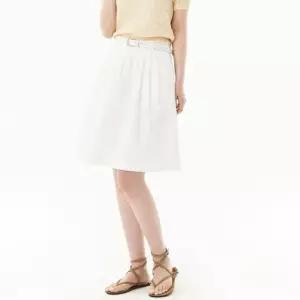 [백화점 홈쇼핑 정품] 플라스틱아일랜드 턱셔링 미디 스커트 PR2WS562