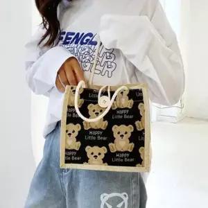데일리 여성 가방 곰돌이 테디베어 귀여운 손가방