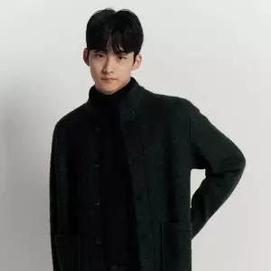 {백화점 정품} 빈폴 멘 [FW25]플리스 버튼업 카디건 - 그린 :BC5941C33M