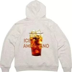 [RIZPICK]후드집업 뒷면 프린트티셔츠 아이스커피 카페메뉴