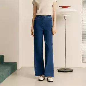 더엣지 79,900원 와이드 스판 데님 팬츠 인디고 WYDP6G01 346965