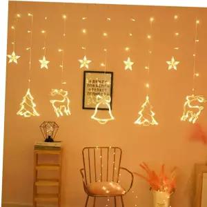 캠핑 태성_크리스마스장식종트리루돌프미니별LED전구(3.5m)