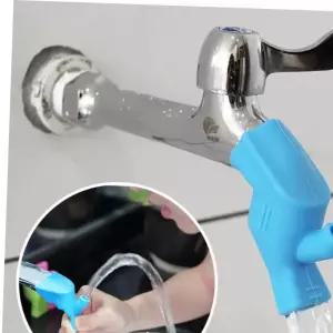 세면대수도꼭지 어린이집 아기 손씻기 수도꼭지연장 실리콘연장탭