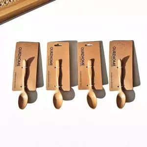 느티나무 RD71WV03 원목 티스푼 4세트