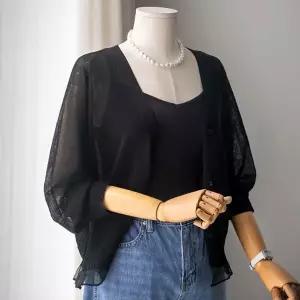 (안나앤모드) siro 쉬폰 레이스 프릴 가디건[가디건EFW68]