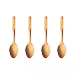 느티나무 GX05XT35 원목 티스푼 4세트