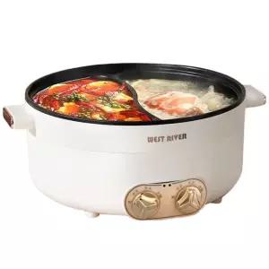 반반 훠궈냄비 샤브샤브 전기 백탕홍탕 만능쿠커 휴대용 전골팟