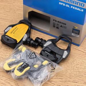 오리지널 Shimano PD-RS500 로드 바이크 SPD-SL 페달