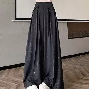 하이웨스트 뒷밴딩 와이드슬랙스 NF-52 (HSJ-WFISZRJ)