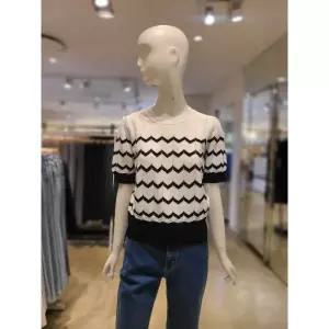 [롯데백화점]SOUP 라은드넥 반팔 니트(SC5SK33)