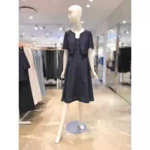 [롯데백화점]SOUP 자켓 배색 반팔 원피스(SC5OPM4)