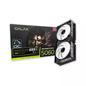 갤럭시 GALAX 지포스 RTX 5060 BLACK OC D7 8GB DUAL HDMI