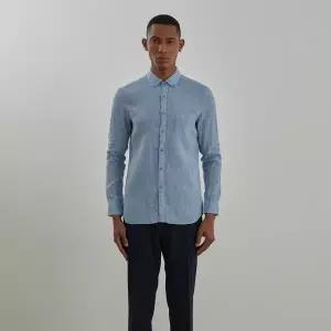 [롯데백화점]웰메이드 부산본점단독가 린넨 혼방 여름 긴팔셔츠  MIVNL5M2361