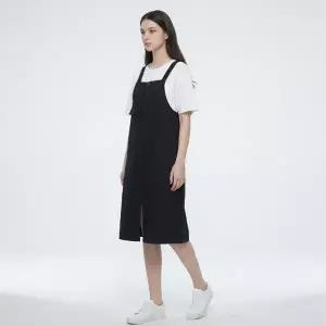 KARRA (77까지)싱글포켓롱멜빵원피스_A6M0124