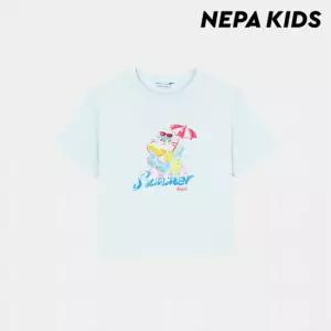 키즈)이슬로 걸스 크롭티셔츠_KL45325_L22