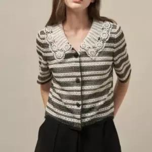 올리비아로렌 DP01 넥카라 탈부착 레이스 쟈켓  VOCFU5M4331