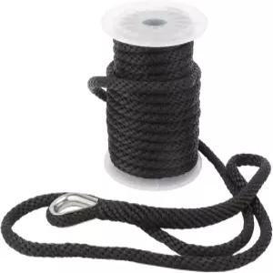 NovelBee 1/2 x 50 프리미엄 솔리드 브레이드 MFP 앵커 라인 스테인리스 스틸 골무가 있는 최고의 폴로필렌