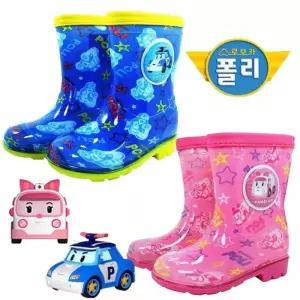 [백화점출고] 로보카폴리 엠버 캐릭터 유아장화 아기장화 레인부츠(캐릭터/사이즈 선택)