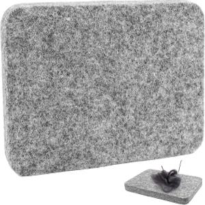 니들 펠팅 두꺼운 단단한 베이스 패드 매트 그레이 스펀지 울 블록 초보자를 위한 소형 사이즈