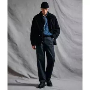MUSINSA STANDARD 피그먼트 캔버스 헌팅 재킷 [블랙] 384412