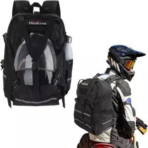 남성용 후아브리브 모터사이클 백팩 방수 헬멧 홀더 라이딩 백 대용량 사이클링 액세서리 선물 농구 축구