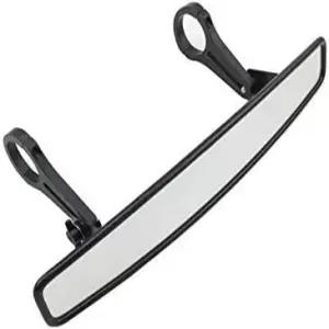 OKSTNO 15인치 와이드 리어 뷰 레이스 미러 볼록 ATV UTV 폴라리스 RZR800 1000 XP900 S용 클램프 포함