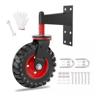 목재 게이트 및 금속 튜브 5인치 휠 450파운드 용량의 헤비 듀티 캐스터 울타리 농장용 360 회전 스프링