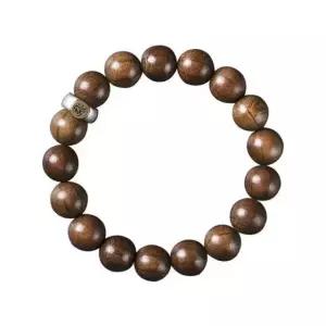 단주 나무 팔찌 침향 아가우드 천연 3종 12MM 동영상 손목줄 다라칸 비드 원목 10mm26 [로터스 펜던트]