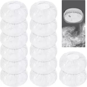 12개 감지기 커버 화재 경보 먼지 페인트 신축성 플라스틱 두꺼운 탄성 상업용 건물 가정용 경보기 조리