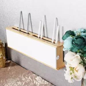 벽걸이TV선정리 셋탑박스 정리함 셋톱박스 얇은 화이트 브라켓 멀티탭 도어 무선 LG