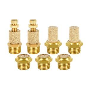 머플러 공압식 에어 사일런스 황동 배기 펌프 수동 필터 밸브 소음 M5 제어 BSL