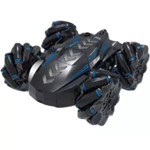 모션인식 RC카 조명 4륜구동 젤리탄 3개 시계 360도회전 무선 28CM 블루 LSSMC