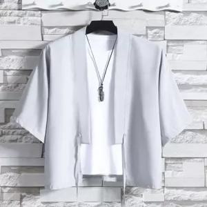 남자유카타 남성 카디건 전통 온천옷 가운 목욕 남녀공용