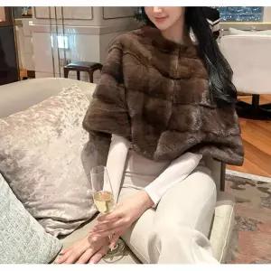 밍크코트 페이크퍼 모피 모피코트 양모 카라 숏코트 페이크 니트 6318260 아이보리 프리 사이즈