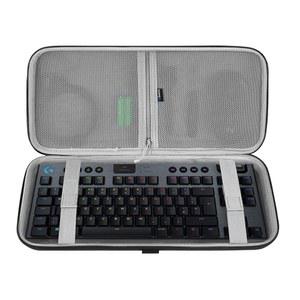 GEEKRIA TKL 키보드 케이스 하드 쉘 여행용 휴대용 가방 80% / 87 키 기계식 게이밍 G915 G PRO X (추가 공간)와 호환됩니다