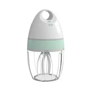 머랭 거품 믹서 무선 기본형 핸드드라이어 거품기 2단 머랭기 헤드 혼합기 흰자 연합 미니 Emerald green