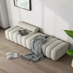 벨벳 현관벤치 의자 라운지 거실 스툴 소파 매장 럭셔리 대기실 가죽 북유럽