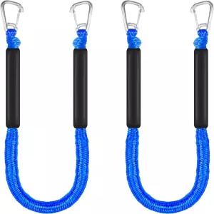 보트용 4피트 번지 도크 라인 계류 로프 투 훅 파란색