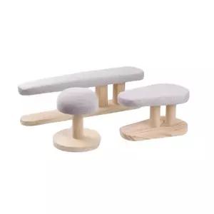 미니 다리미판 스탠드 주름펴기 원단 스타일 체리나무색 소매용 길이 벤치 소형