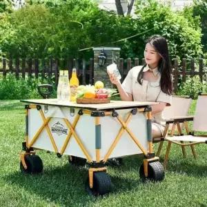 캠핑 웨건 블랙 2000034673 개시운근백 뒷문개방 대형 레드블랙 뒷문 콜맨 폴딩 10