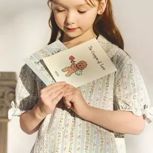 [갤러리아] [오르시떼] 여아동 F053 포겟미낫 반소매 파자마 세트