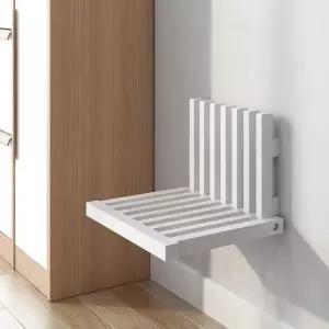 벽걸이 의자 접이식 신발 현관 붙박이 수납랙 절약형 다층 정리 홀더