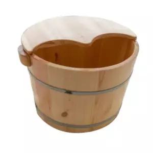 히노끼 편백나무 족욕기 소나무 소나무21CM싱 마사지 곡선형 나무통 기본 찜질 21cm A